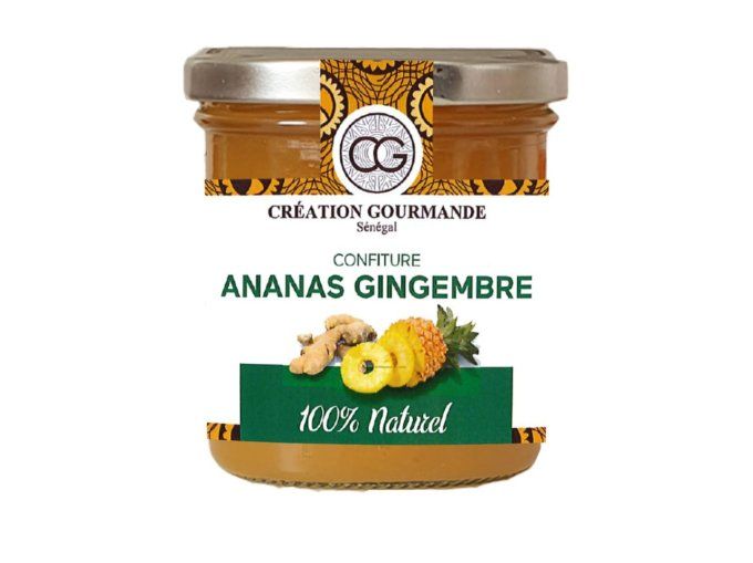 CONFITURE ANANAS GINGEMBRE - 240G